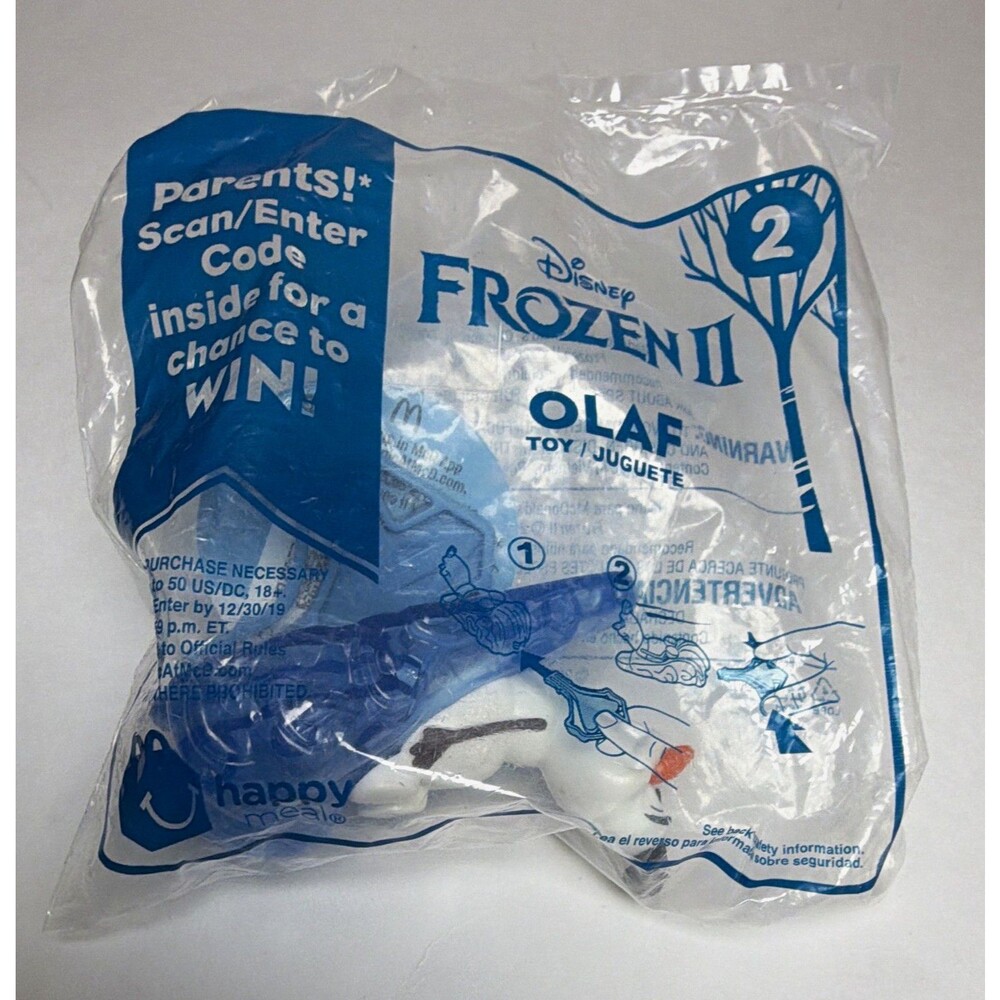 Disney Frozen II Olaf McDonald's Happy Meal Toy #2 (2019) Age 4-7
